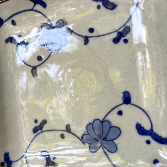 Japanese Hand Painted Sushi Soy Sauce Dishes Set 6 Assorted Square Side Plates - Picture 11 of 13